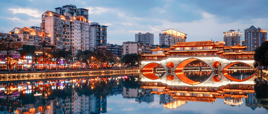 摄图网_501201408_wx_成都九眼桥夜景（企业商用）